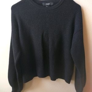 Forever 21 Thick Black Sweater